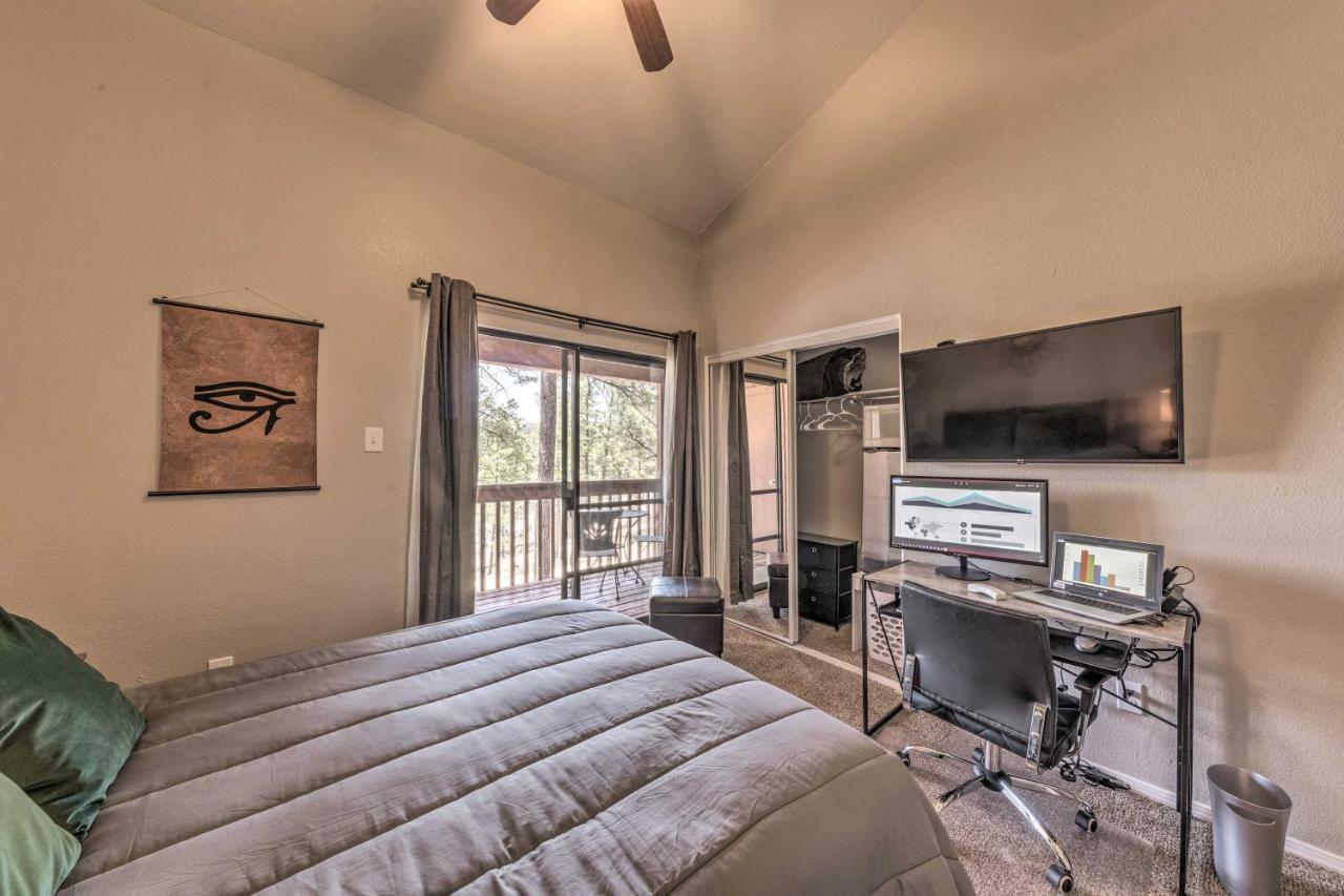 Forested Ruidoso Condo With Deck And Fireplace! Exterior photo