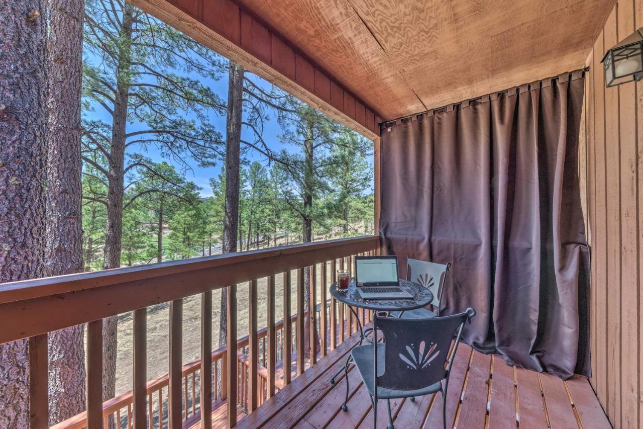 Forested Ruidoso Condo With Deck And Fireplace! Exterior photo